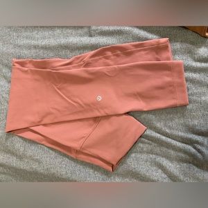 Lululemon Wunder Train High Rise Leggings. Dust Rose